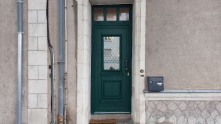 Porte d'entrée en aluminium de qualité