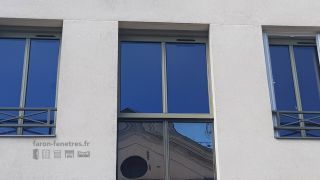 Remplacement de fenêtres en Aluminium Granité.