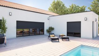 soprofen_chronoone4.jpg Volet roulant vue extérieure avec piscine
