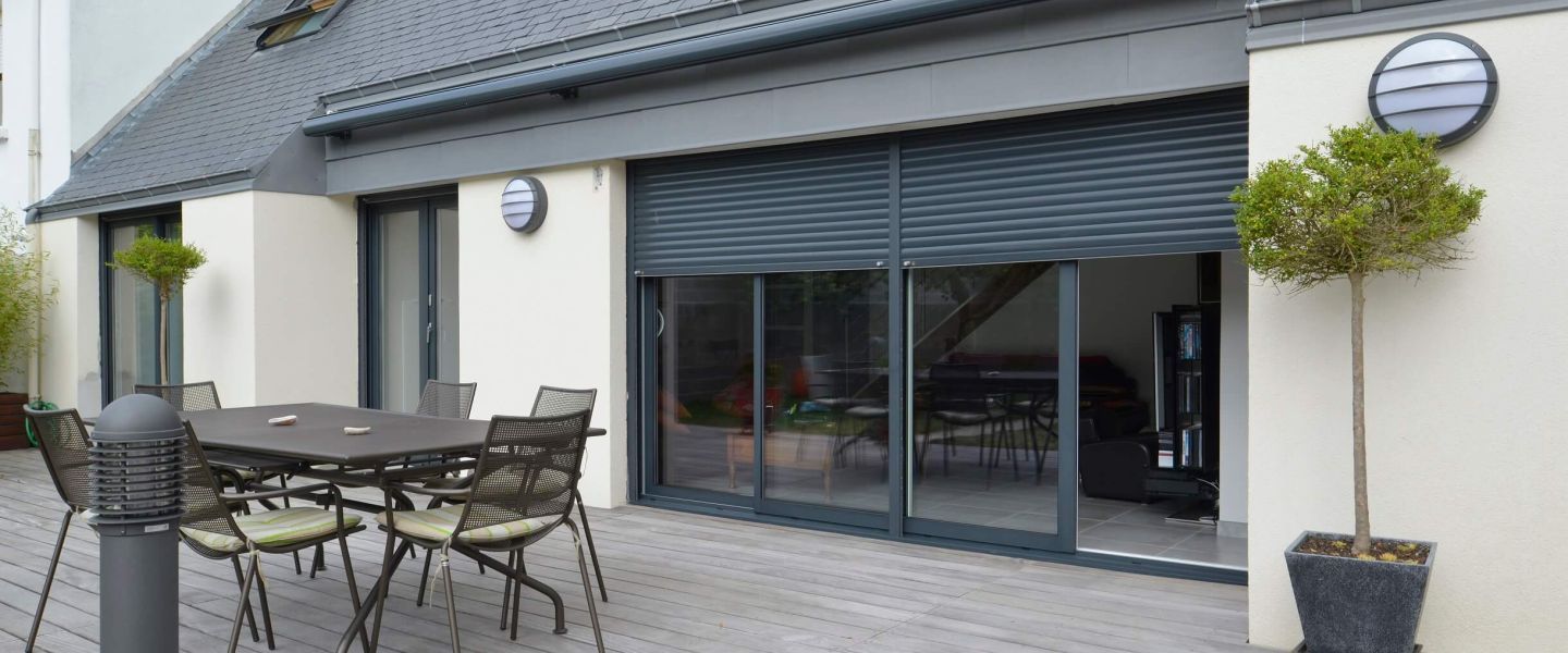 Volet roulant gris anthracite Volet roulant gris anthracite