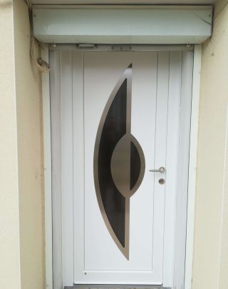 Porte d'entrée PVC - Modèle Houston.
