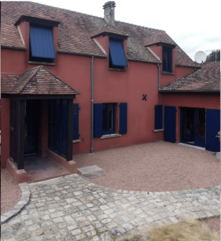 Pose de persiennes en aluminium et porte d'entrée réalisées par TRYBA Mainvilliers