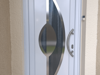 Porte PVC Houston, menuiseries de qualité.