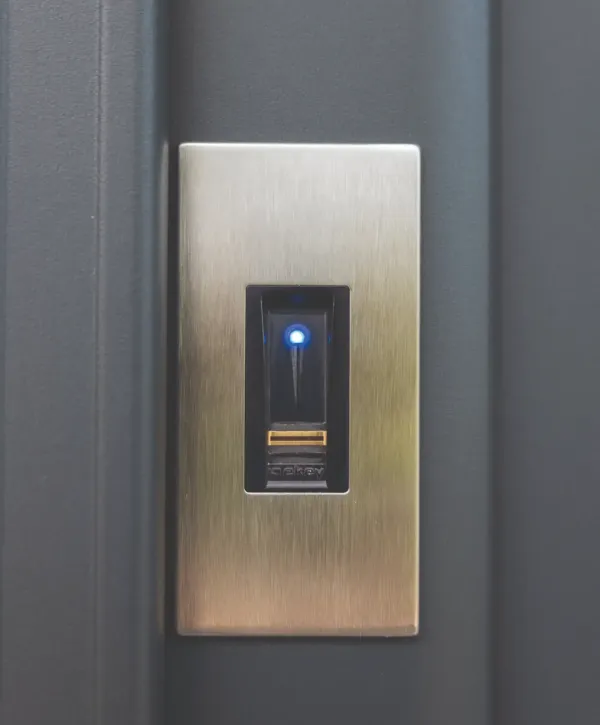 Lecteur d'empreinte inox biometrie porte d'entrée