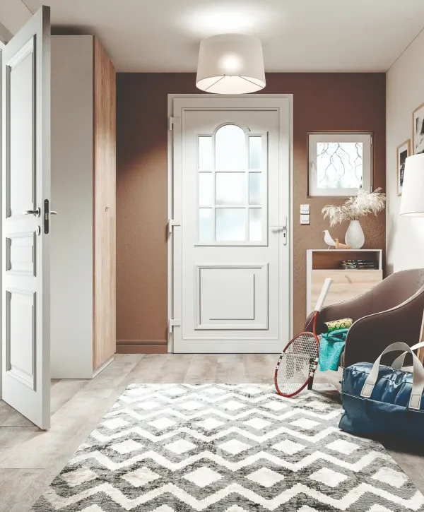 entrée de maison, focus Porte d'entrée varsovie
