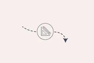 Prise_de_mesure_technique__votre_domicile.webp Icône minimaliste d'un crayon et d'une règle dans un cercle, reliée à une flèche par une ligne en pointillés.